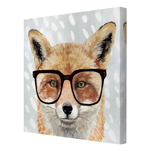 Lienzos decorativos Animals With Glasses - Fox