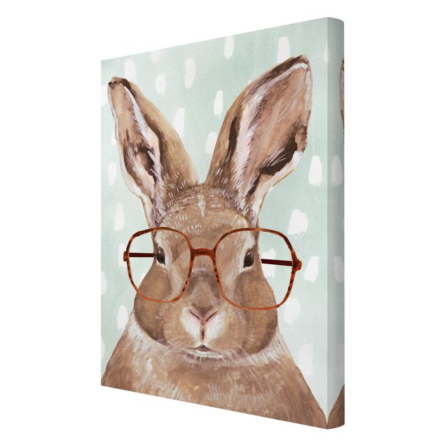 Cuadros Animals With Glasses - Rabbit