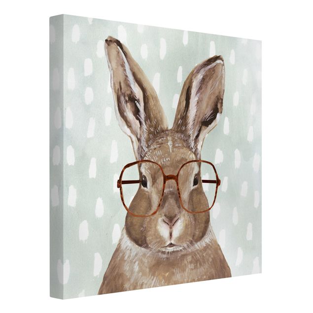 Cuadros animales Animals With Glasses - Rabbit