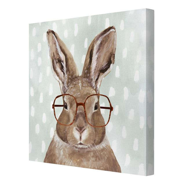 Cuadros decorativos Animals With Glasses - Rabbit