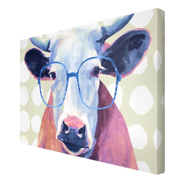 Cuadros modernos Animals With Glasses - Cow
