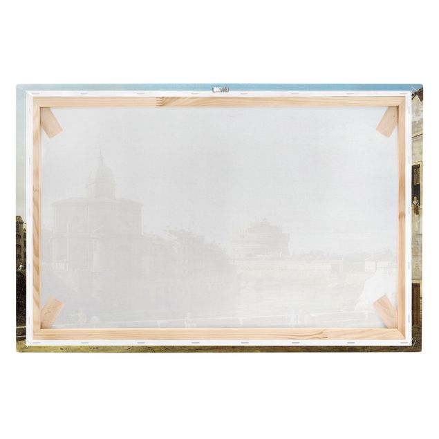 Estilos artísticos Bernardo Bellotto - View of Rome on the Banks of the Tiber