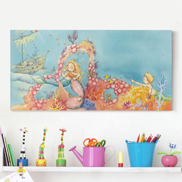 Decoración habitacion bebé Matilda The Little Mermaid - Bubble The Pirate
