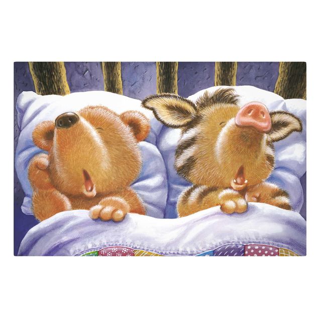 Cuadros de animales Buddy Bear - In Bed