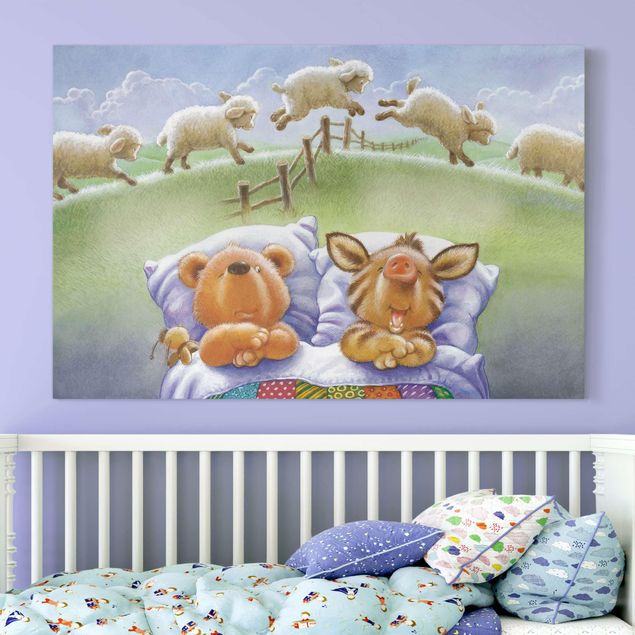 Decoración habitacion bebé Buddy Bear - Counting Sheep