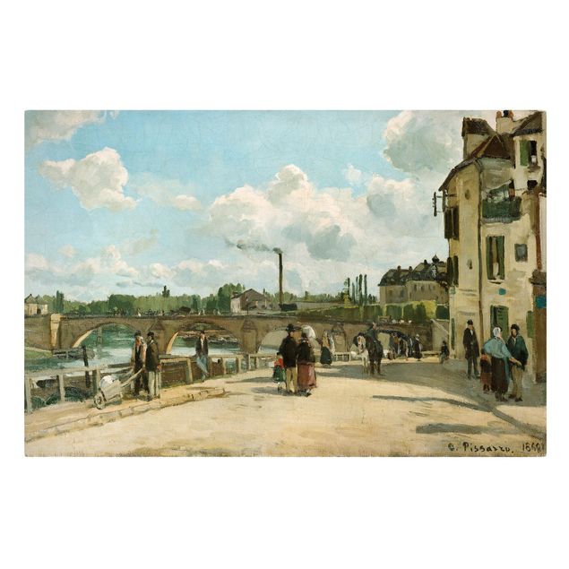 Estilo artístico Romanticismo Camille Pissarro - View Of Pontoise