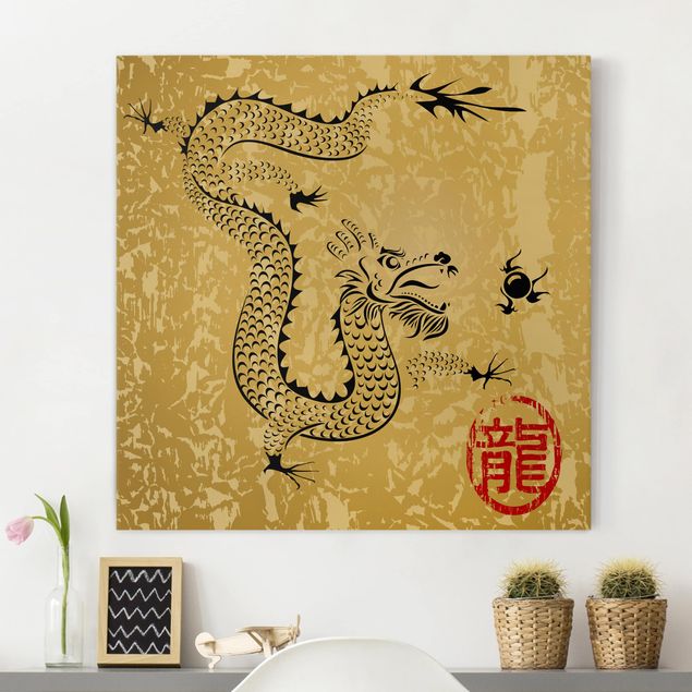 Decoración cocina Chinese Dragon