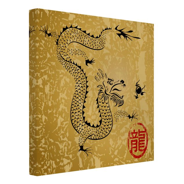Cuadros zen para baños Chinese Dragon