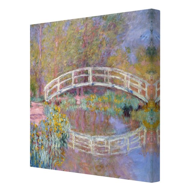 Lienzos de flores Claude Monet - Bridge Monet's Garden