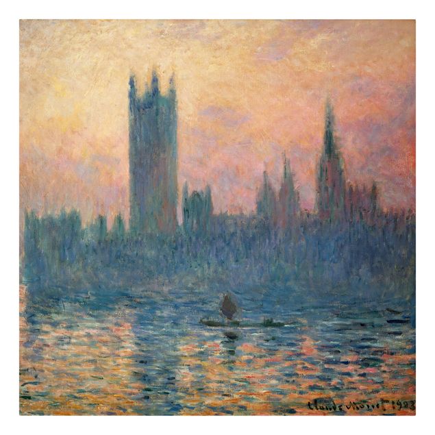 Reproducciones de cuadros Claude Monet - London Sunset