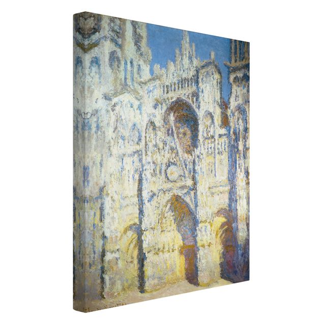 Láminas cuadros famosos Claude Monet - Portal of the Cathedral of Rouen