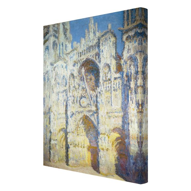 Lienzos ciudades del mundo Claude Monet - Portal of the Cathedral of Rouen