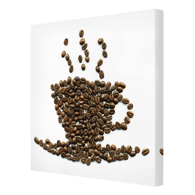 Lienzos decorativos Coffee Beans Cup