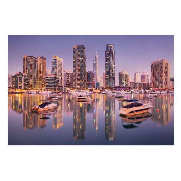 Lienzos ciudades Dubai Skyline And Marina