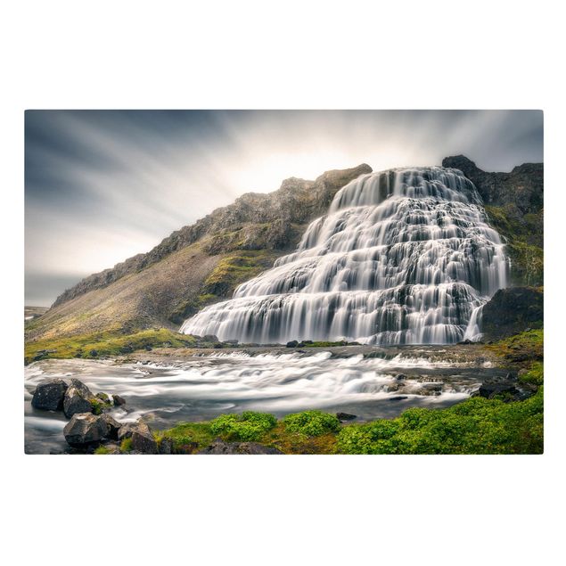 Cuadros de paisajes naturales  Dynjandi Waterfall
