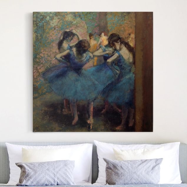 Cuadros con bailarinas Edgar Degas - Blue Dancers