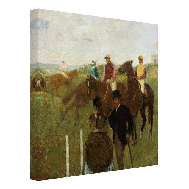 Cuadros famosos Edgar Degas - Jockeys On Race Track