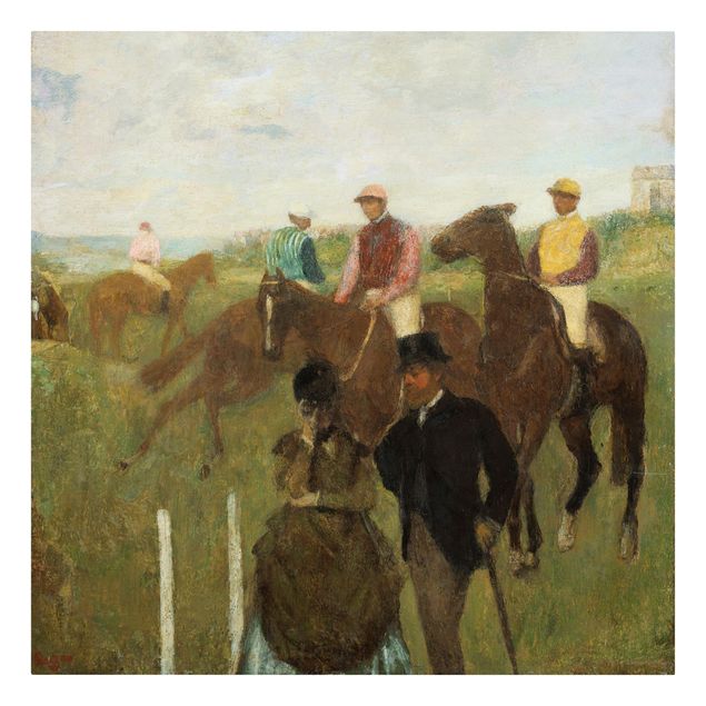 Estilos artísticos Edgar Degas - Jockeys On Race Track