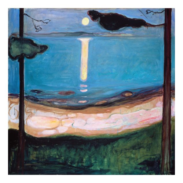 Estilos artísticos Edvard Munch - Moon Night