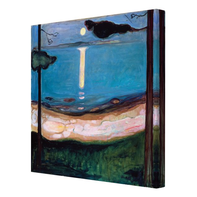 Cuadro con paisajes Edvard Munch - Moon Night