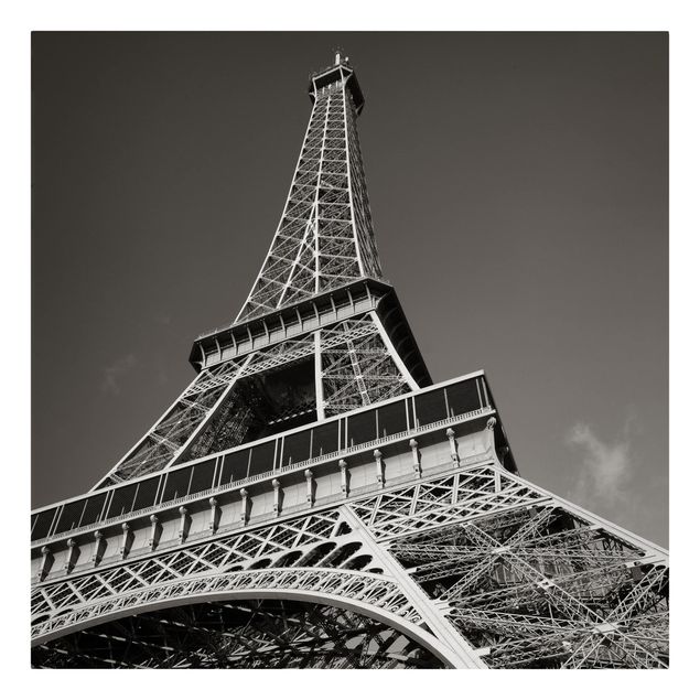 Lienzos en blanco y negro Eiffel tower