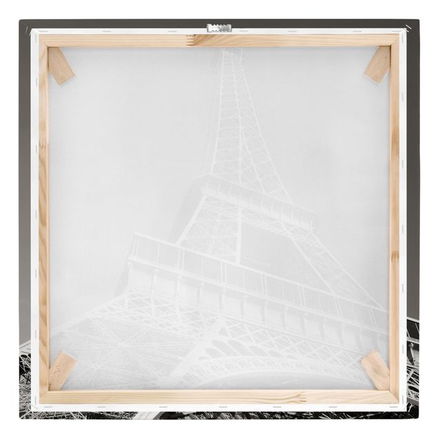 Cuadros en blanco y negro Eiffel tower