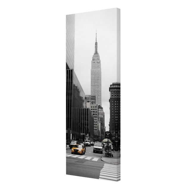 Lienzos blanco y negro Empire State Building