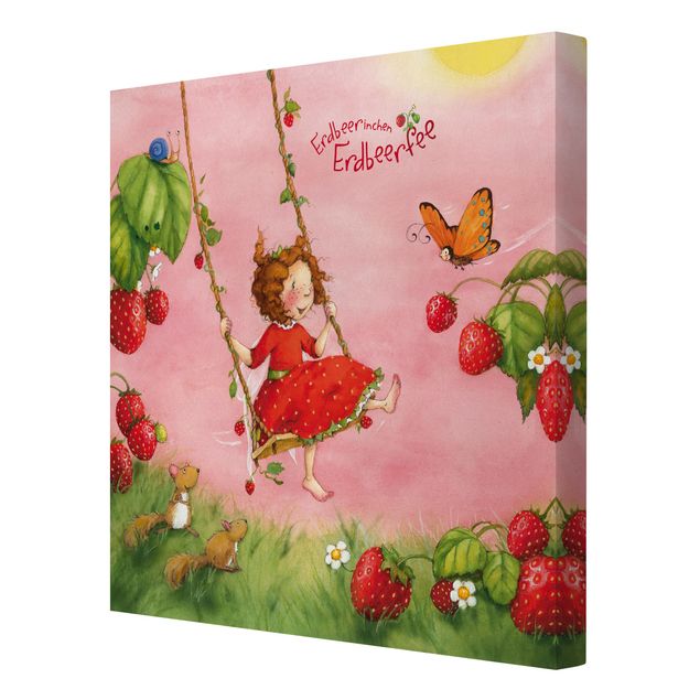 Cuadros modernos Little Strawberry Strawberry Fairy - Tree Swing