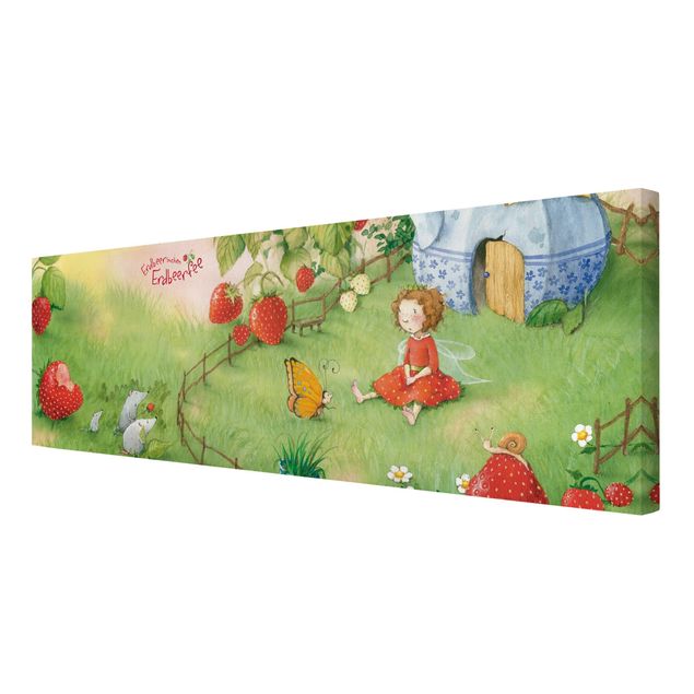 Lienzos Little Strawberry Strawberry Fairy - In The Garden