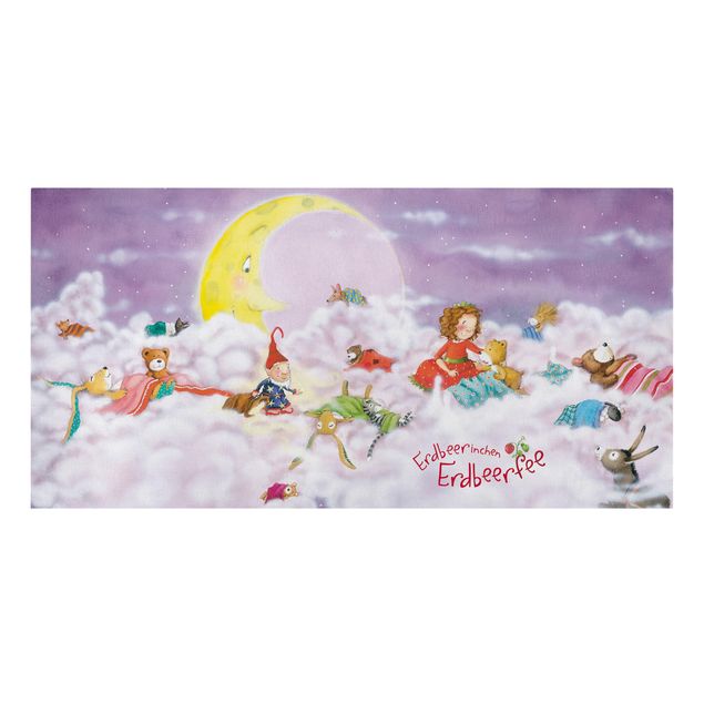 Cuadros modernos Little Strawberry Strawberry Fairy - Above The Clouds