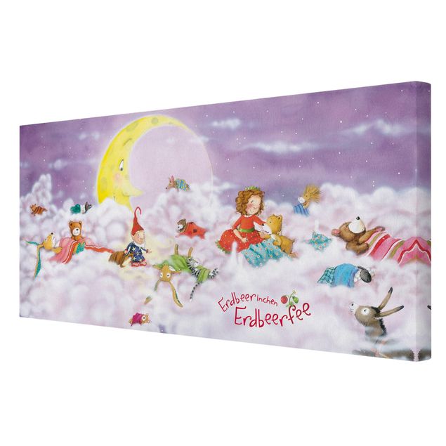 Lienzos decorativos Little Strawberry Strawberry Fairy - Above The Clouds