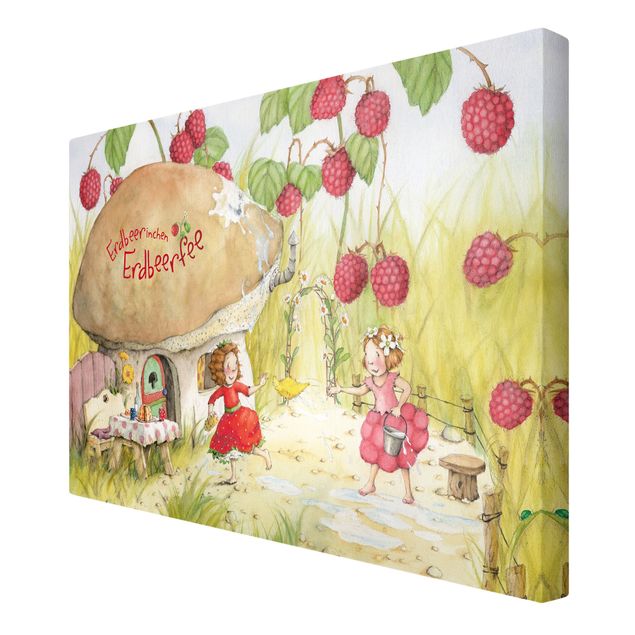 Lienzos Little Strawberry Strawberry Fairy - Under The Raspberry Bush
