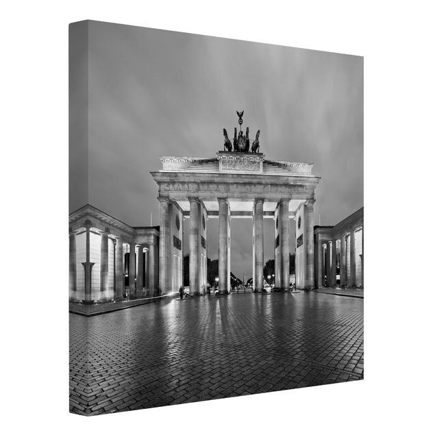 Lienzos de París Illuminated Brandenburg Gate II
