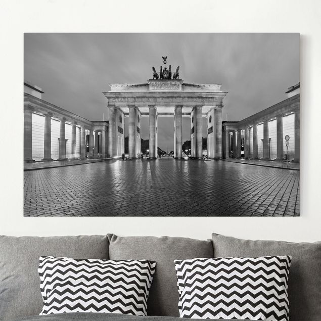 Cuadros de Berlín Illuminated Brandenburg Gate II