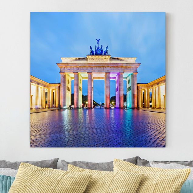 Decoración en la cocina Illuminated Brandenburg Gate