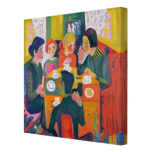 Lienzos de cuadros famosos Ernst Ludwig Kirchner - Coffee Table