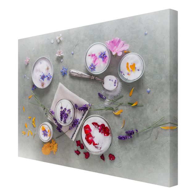 Cuadros decorativos Edible Flowers With Lavender Sugar