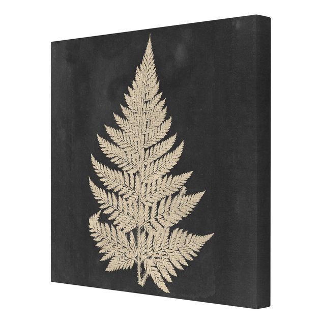 Cuadros modernos Fern With Linen Structure I
