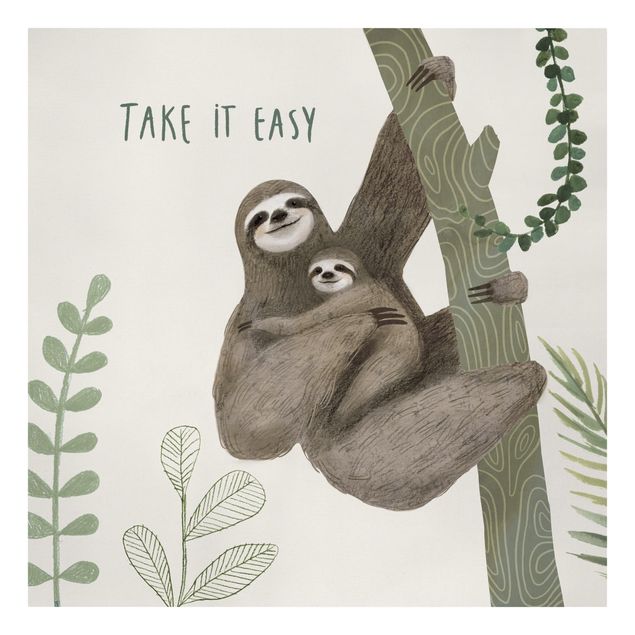 Cuadros Sloth Sayings - Easy