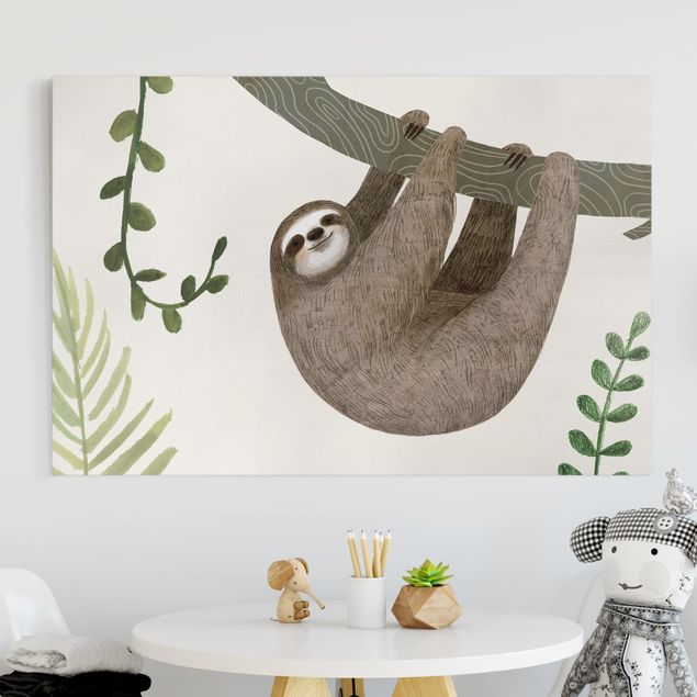Decoración habitacion bebé Sloth Sayings - Hang