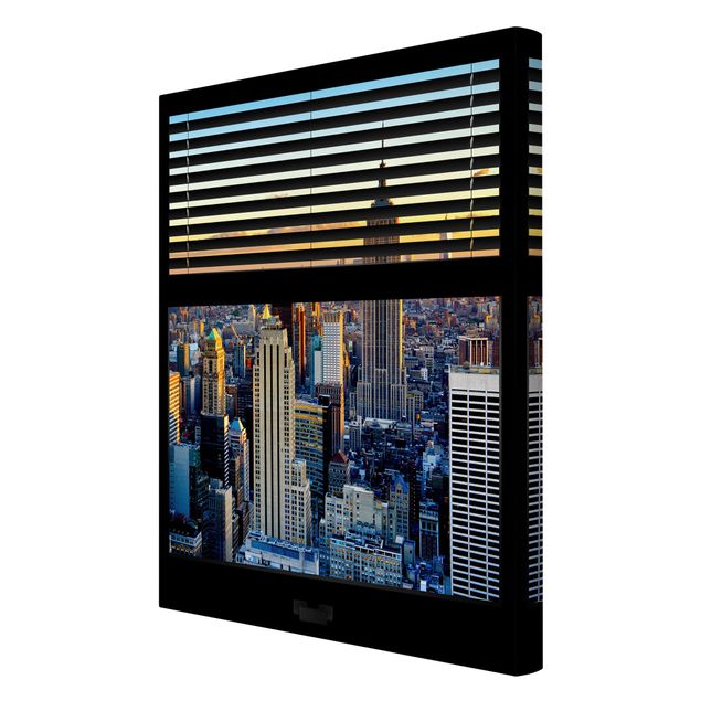 Cuadros arquitectura Window View Blinds - Sunrise New York