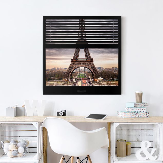 Cuadros París Window Blinds View - Eiffel Tower Paris