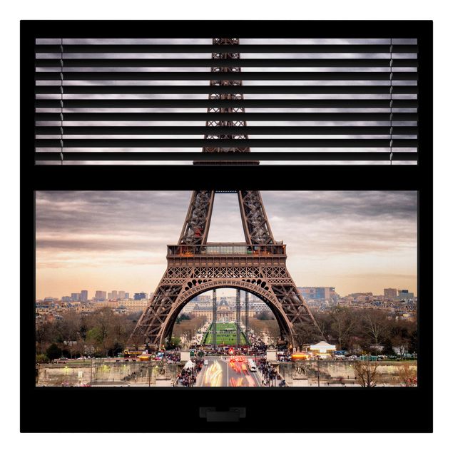 Cuadros ciudades Window Blinds View - Eiffel Tower Paris