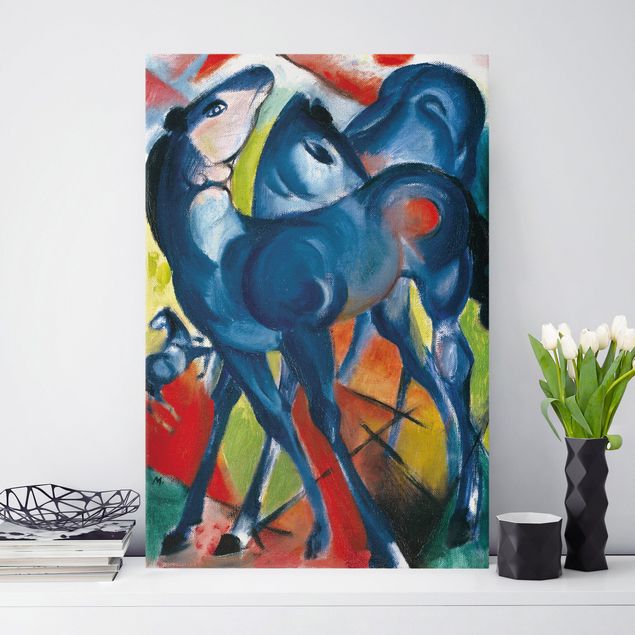 Cuadros Expresionismo Franz Marc - The Blue Foals