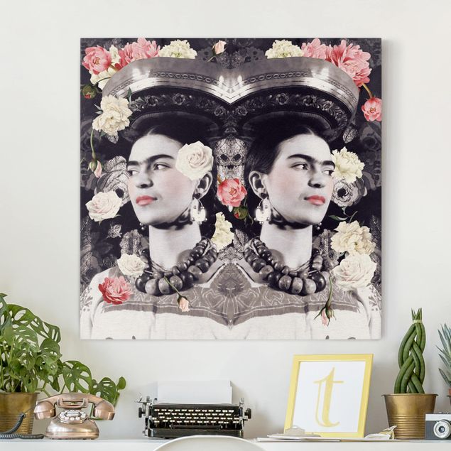 Decoración cocina Frida Kahlo - Flower Flood
