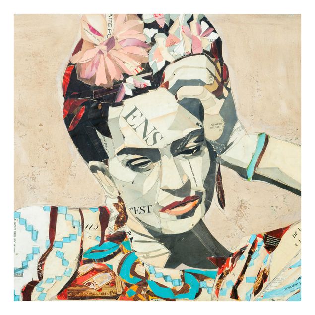 Cuadros retratos Frida Kahlo - Collage No.1