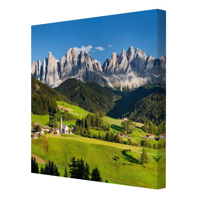 Lienzos paisajes naturales Odle In South Tyrol