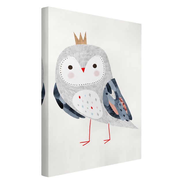 Cuadros animales Crowned Owl Light