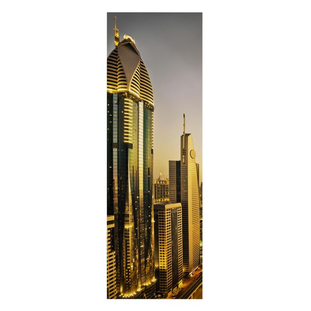 Lienzos ciudades Golden Dubai