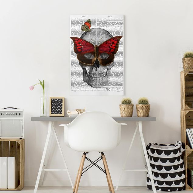 Cuadros de mariposas Scary Reading - Butterfly Mask